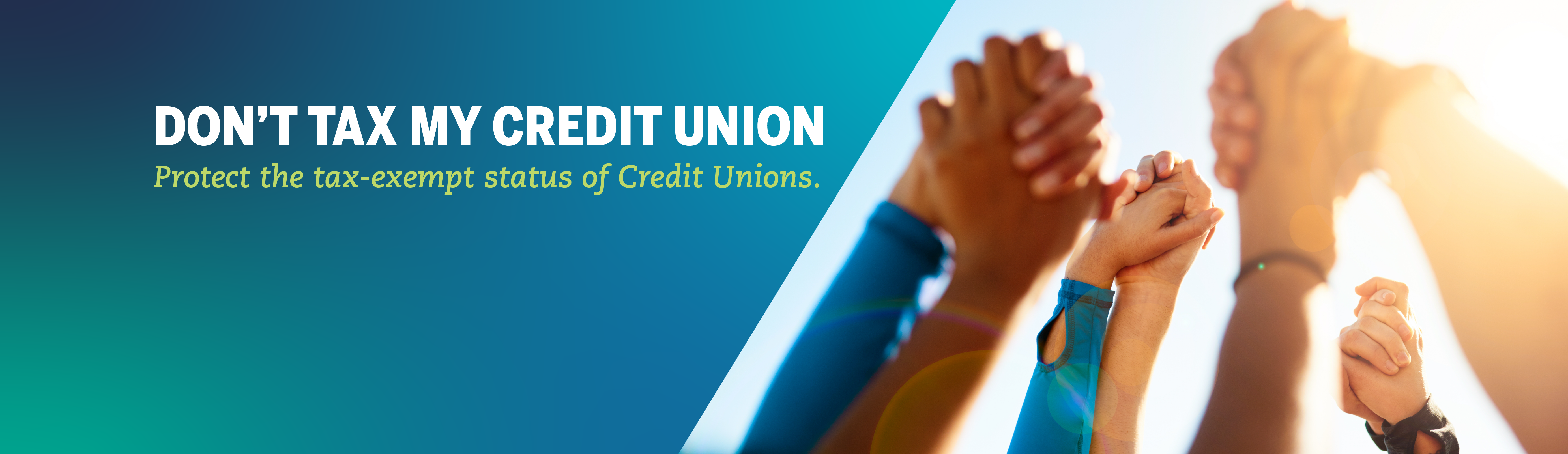 Don't Tax My Credit Union